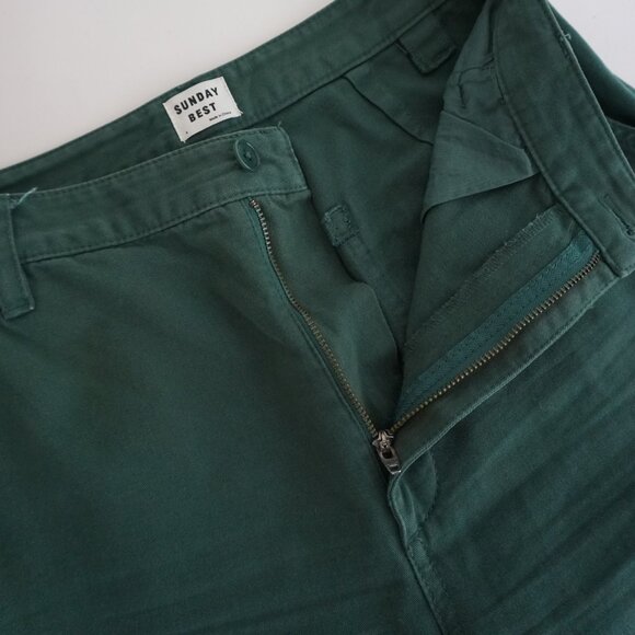 Aritzia Green Straight Leg Pants - Picture 9 of 13